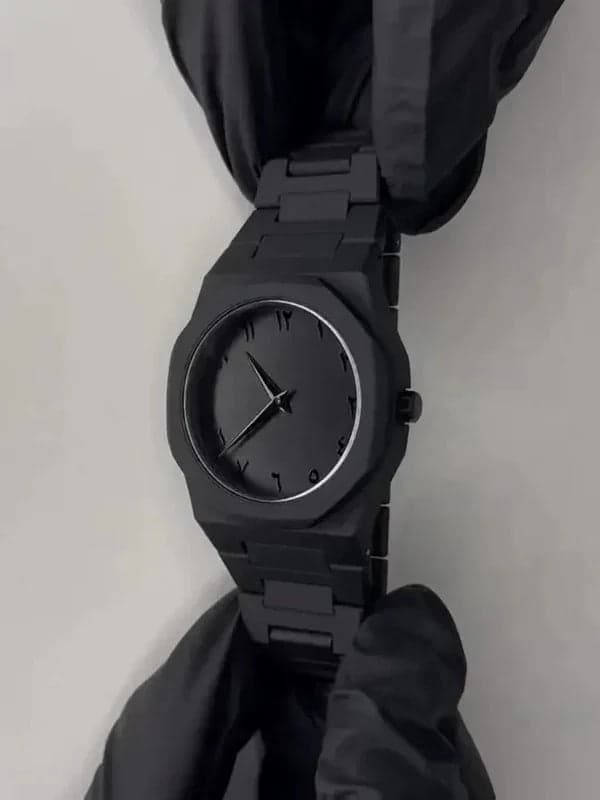 Arabic Aura Watch β Limited Edition All Black | Ultra-Light 44g Premium Fiber Strap